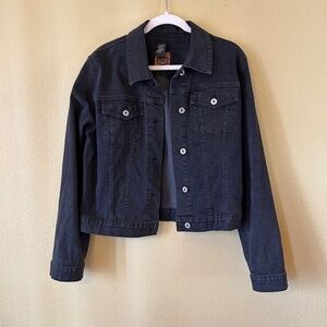 Jag Jacket Black Button Up Women's Size Large